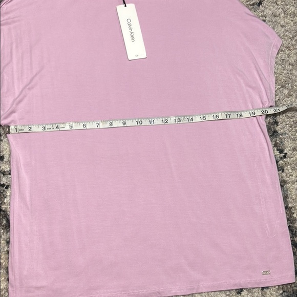 Calvin Klein Purple Relaxed Short Sleeve Tee - Picture 5 of 8